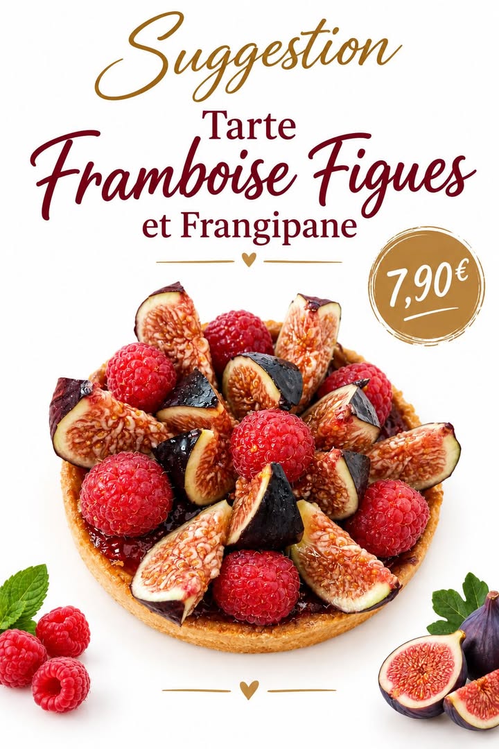 suggestionDessert Tarte Figues Framboise et Frangipane ️ 1 122114457387458015 - #suggestionDessert Tarte Figues Framboise et Frangipane ⭐️…